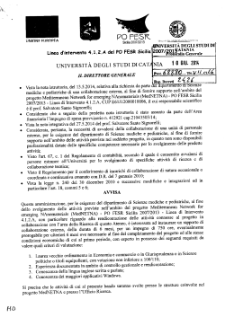 -014,114 PO fftS-K - Università degli Studi di Catania