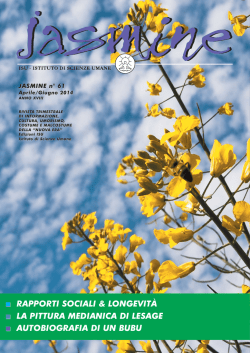 Jasmine n&deg; 61 - Istituto di scienze umane