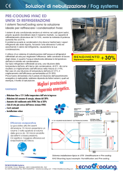 Pre-Cooling - TecnoCooling