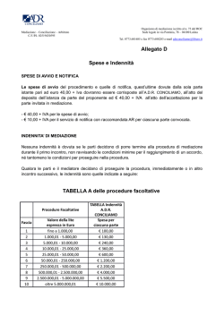 Indennit&agrave; di Mediazione