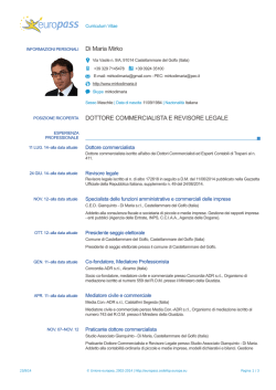 Download CV - Mirko Di Maria