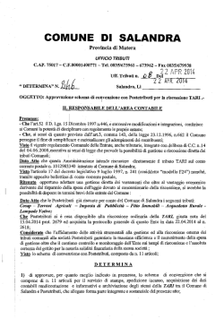 Determina n.246 - Comune di Salandra
