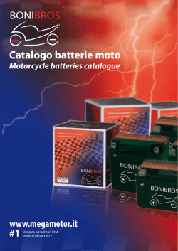 Catalogo batterie moto