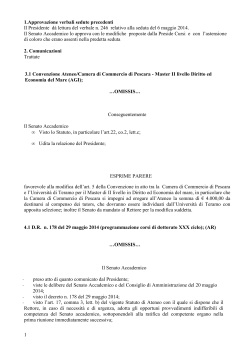 Scarica la delibera - Università degli Studi di Teramo