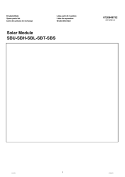Solar Module SBU-SBH-SBL-SBT-SBS