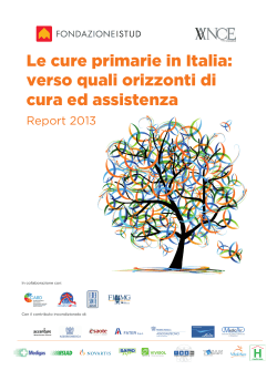 Le cure primarie in Italia: verso quali orizzonti di cura ed assistenza