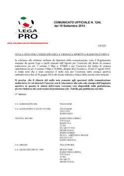 124 l - Lega Pro