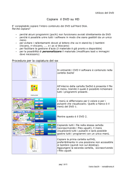 Copiare il DVD su HD - Software didattico gratuito