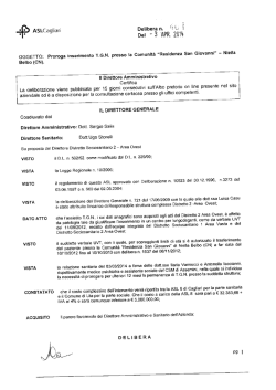 Delibera n. 401 del 03/04/2014