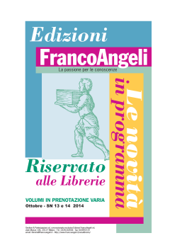Riservato - Franco Angeli Editore