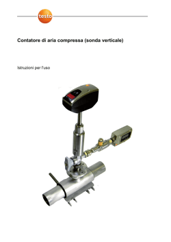 Contatore di aria compressa (sonda verticale)