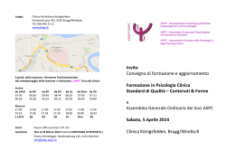 Invito Convegno di formazione e aggiornamento