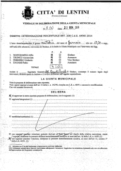 determinazione percentuale art. 208 c.d.s. anno 2014