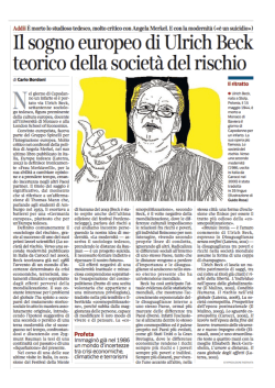 Il sogno europeo di Ulrich Beck