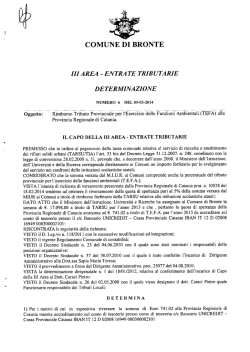 Determina N. 6 del 05-03-2014 III Area