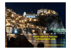 Dott. Vincenzo Montemurro &ndash; Lettura Magistrale Acido urico