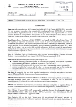 I DEL: .28 -08-.9.vU,I - Comune di Casal di Principe