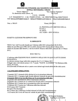 Elezioni per rinnovo RSU