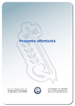 Progetto affettività 2014-2015