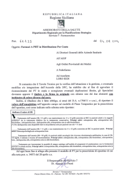 Farmaci A PHT in Distribuzione Per Conto