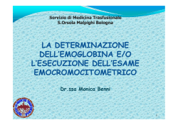 Dr.ssa Monica Benni (20 novembre