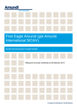 First Eagle Amundi (già Amundi International SICAV)