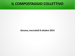 IL COMPOSTAGGIO COLLETTIVO