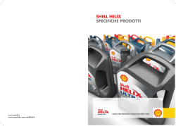 Tabella Specifiche Shell Helix - AM