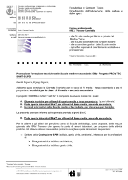 PROGETTO PROMTEC - comunicazione a SM-UOSP-AG 14-15