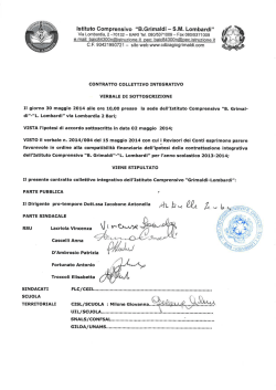 Istituto Comprensivo &ldquo;B.Grimaldi - S.M. Lombardi&rdquo;