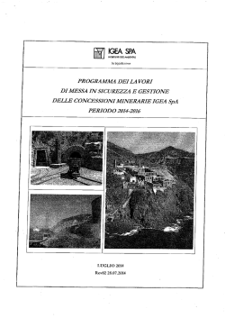IGEA SPA - Regione Autonoma della Sardegna