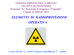 La radioprotezione - Ingegneria Elettrica ed Elettronica