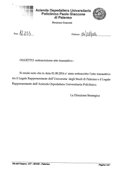 Comunicato della Direzione Aziendale