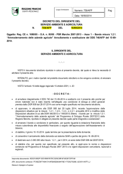 Numero: 759/AFP Data: 18/09/2014 Pag . Ancona - PSR 2007-2013