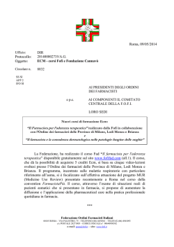 ECM - Ordine dei Farmacisti di Ravenna