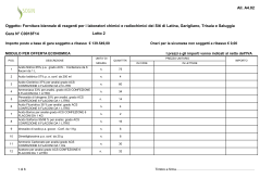 All. A4.02 Oggetto: Fornitura biennale di reagenti per i