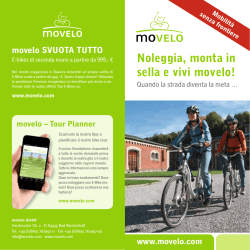 Noleggia, monta in sella e vivi movelo!