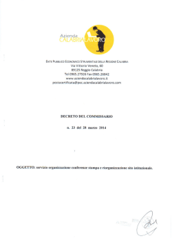 Decreto n 23.PDF - Azienda Calabria Lavoro