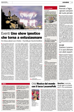 Corriere del Ticino, 28.7.2014