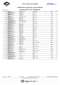 PS 1 - Rally Due Valli