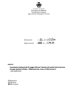 Determina n.656-2014-Consultazioni elettorali
