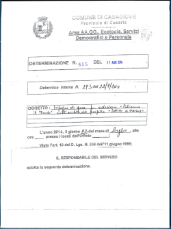 Page 1 Page 2 Vista la Delibera di Giunta Regionale della