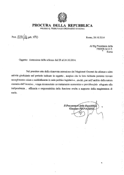 Nota del Procuratore della Repubblica di Roma (PDF)
