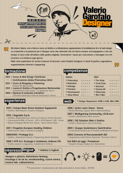 interessi esperienze web