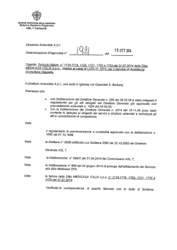 Determinazione del 15 Ottobre 2014, N.1921 [file]