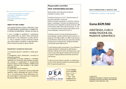 FAD ASSISTENZA PAZIENTE GERIATRICO