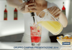 Diapositiva 1 - Gruppo Campari