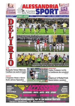 Alessandria Sport del 31/03/2014