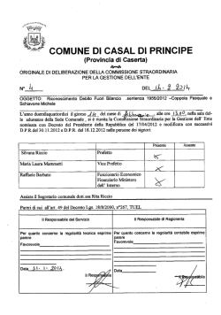 Documento - Comune di Casal di Principe