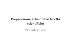 Dispense lezione di matematica